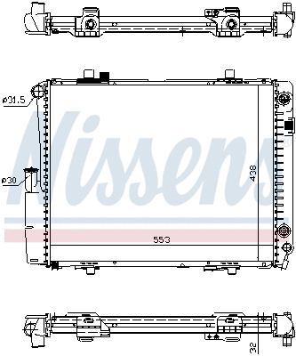 Radiator, engine cooling