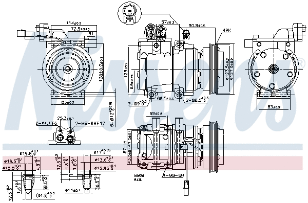 Compressor, air conditioning