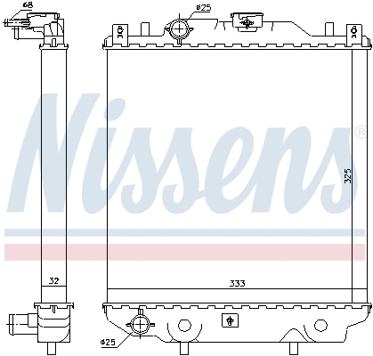 Radiator, engine cooling