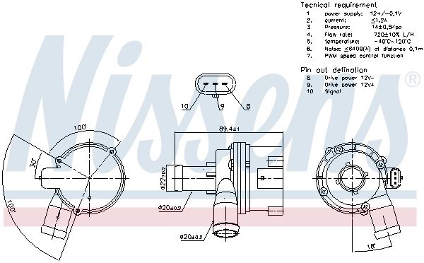 Water Pump, engine cooling