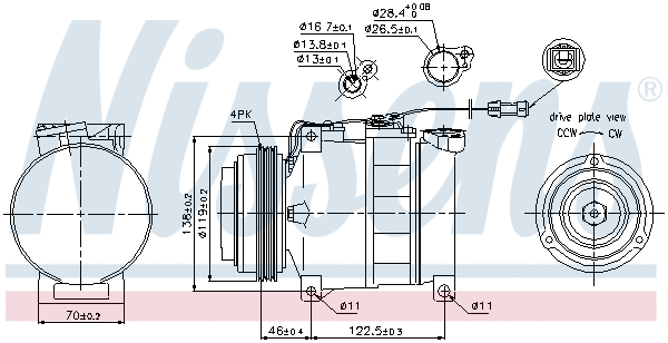 Compressor, air conditioning