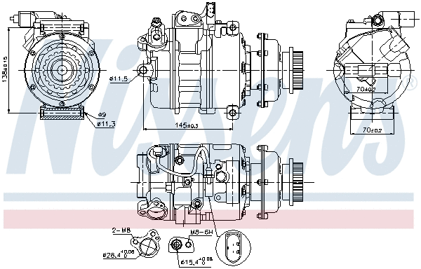 Compressor, air conditioning