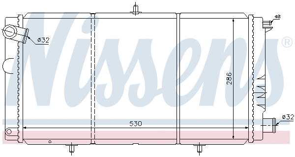 Radiator, engine cooling