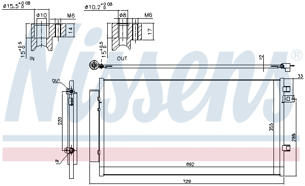 Condenser, air conditioning