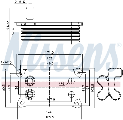 Oil Cooler, engine oil