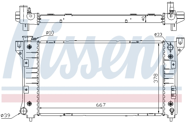 Radiator, engine cooling