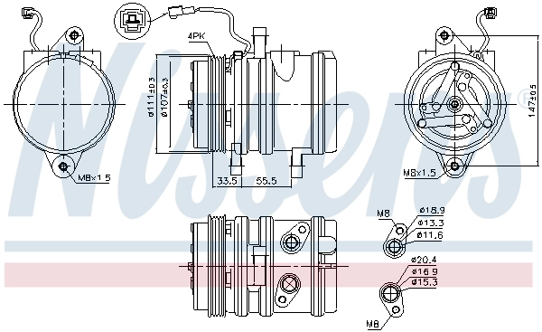 Compressor, air conditioning