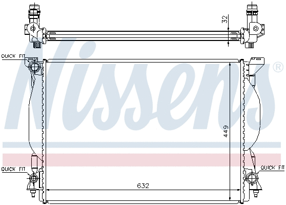 Radiator, engine cooling
