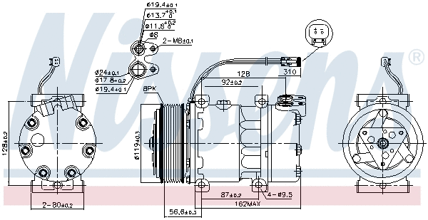 Compressor, air conditioning