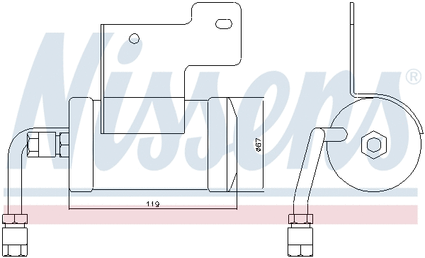 Dryer, air conditioning (95382)