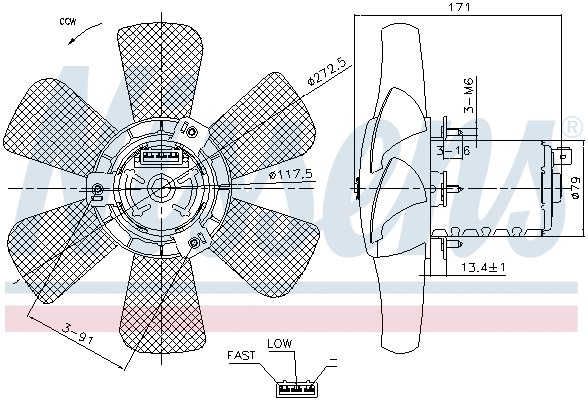 Fan, engine cooling