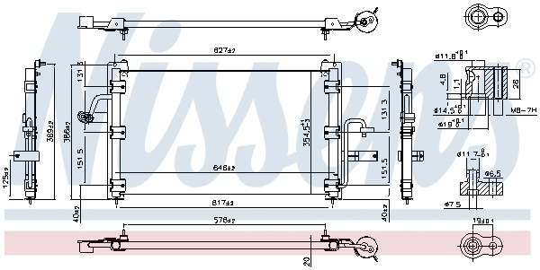 Condenser, air conditioning