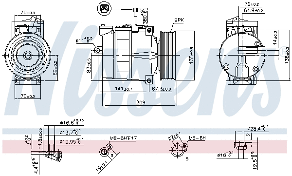 Compressor, air conditioning