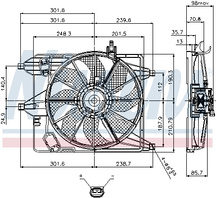 Fan, engine cooling