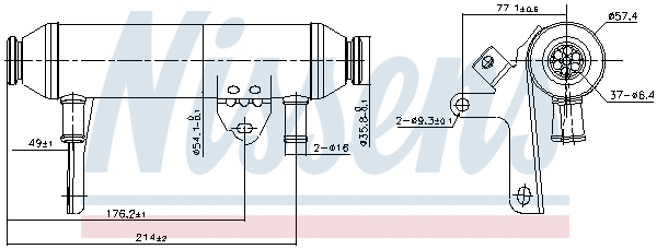 Cooler, exhaust gas recirculation (989292)