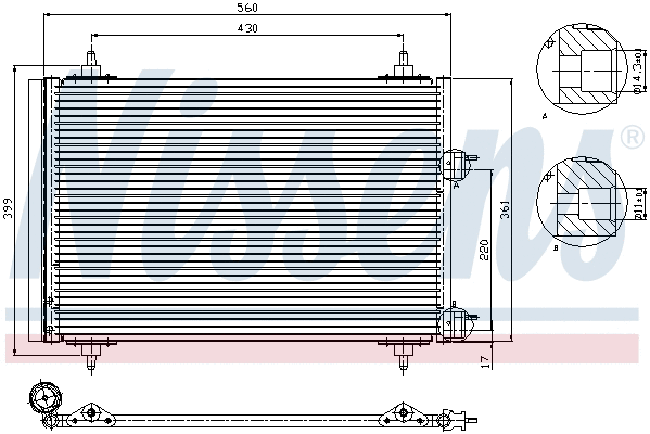 Condenser, air conditioning
