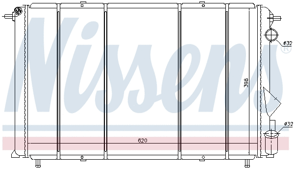 Radiator, engine cooling (692905)