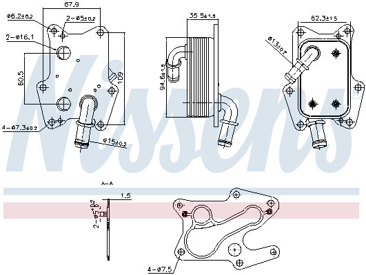 Oil Cooler, engine oil