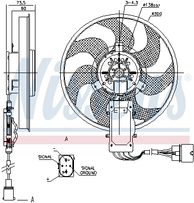 Fan, engine cooling (85730)
