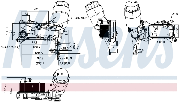 Oil Cooler, engine oil
