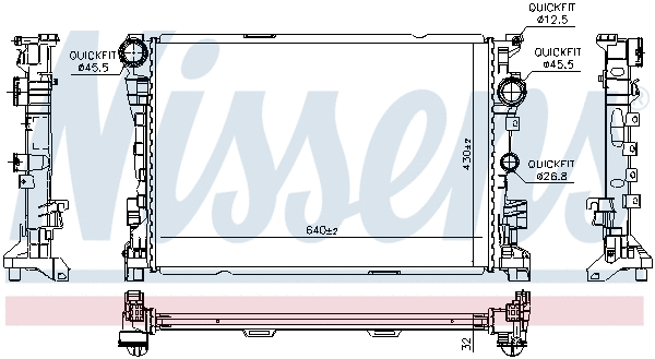 Radiator, engine cooling