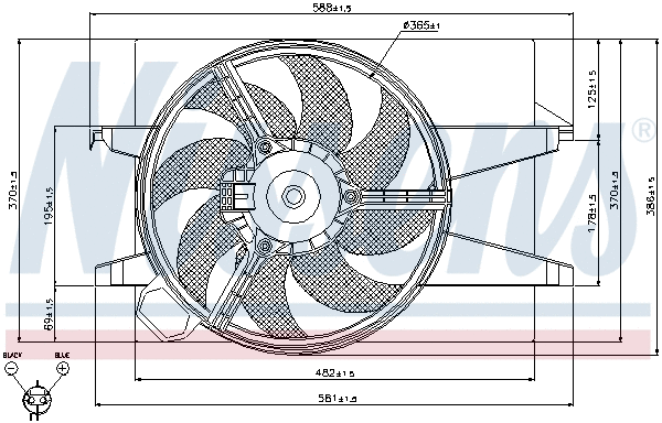 Fan, engine cooling