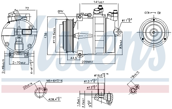 Compressor, air conditioning