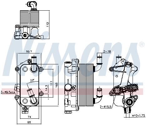 Oil Cooler, engine oil