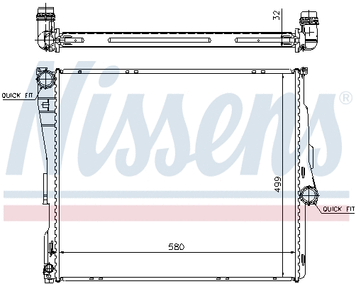 Radiator, engine cooling