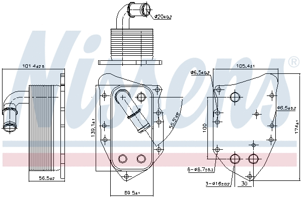 Oil Cooler, engine oil