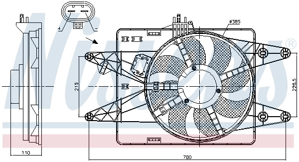 Fan, engine cooling