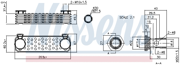 Oil Cooler, engine oil
