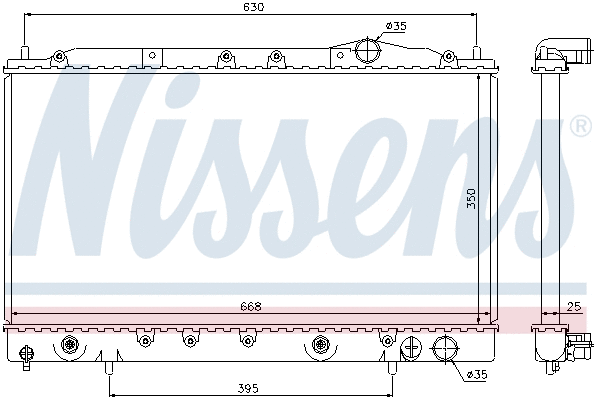 Radiator, engine cooling