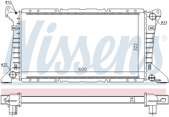 Radiator, engine cooling