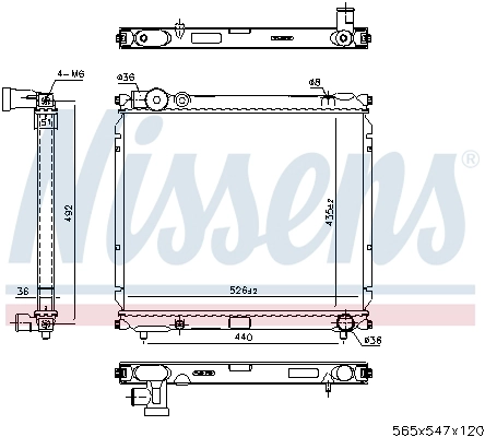 Radiator, engine cooling