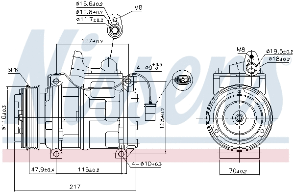 Compressor, air conditioning