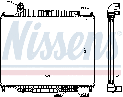 Radiator, engine cooling