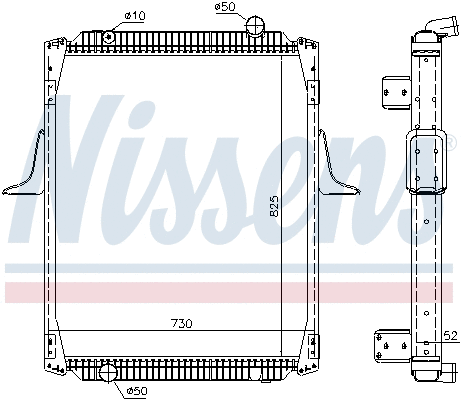 Radiator, engine cooling (606437)