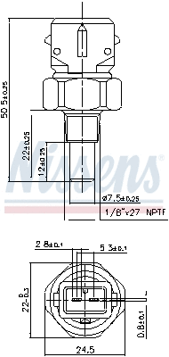 Sensor, coolant temperature