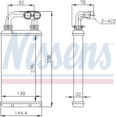 Heat Exchanger, interior heating