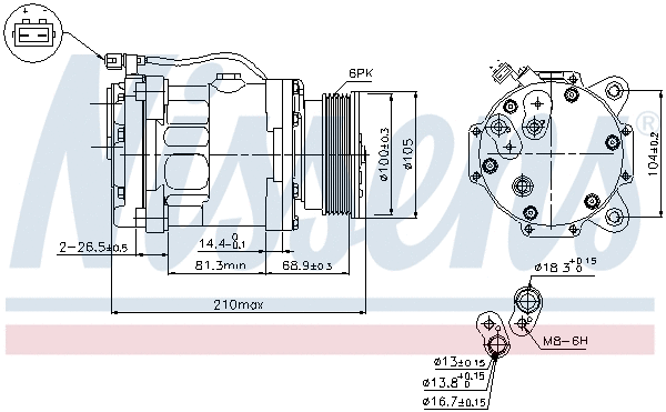 Compressor, air conditioning