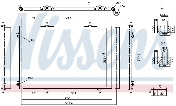 Condenser, air conditioning (941276)