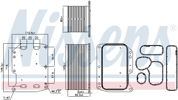 Oil Cooler, engine oil