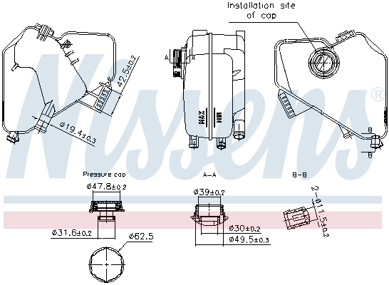 Expansion Tank, coolant (996322)