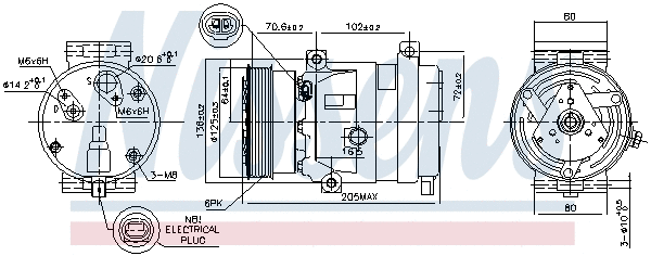 Compressor, air conditioning