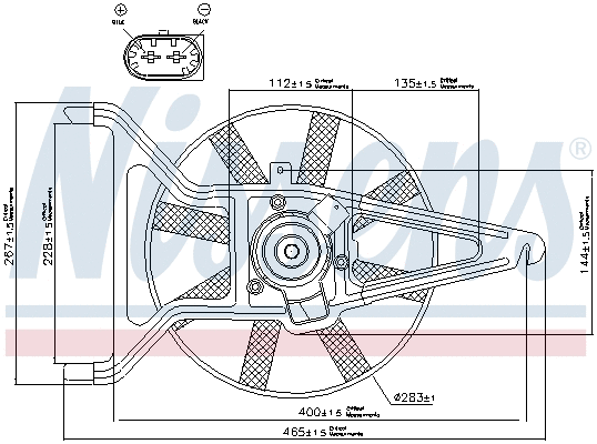 Fan, engine cooling