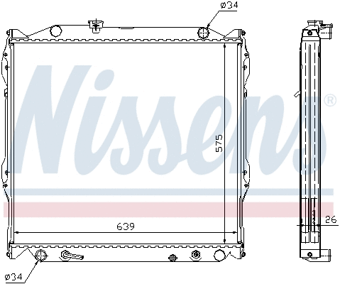 Radiator, engine cooling