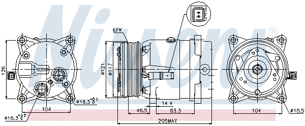 Compressor, air conditioning