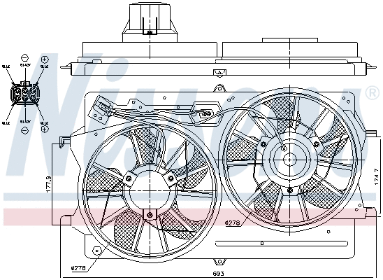 Fan, engine cooling