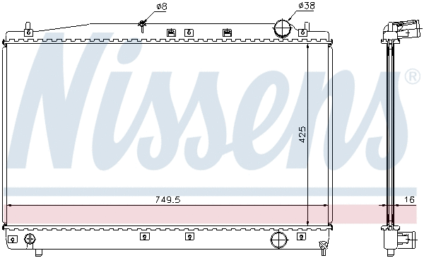Radiator, engine cooling